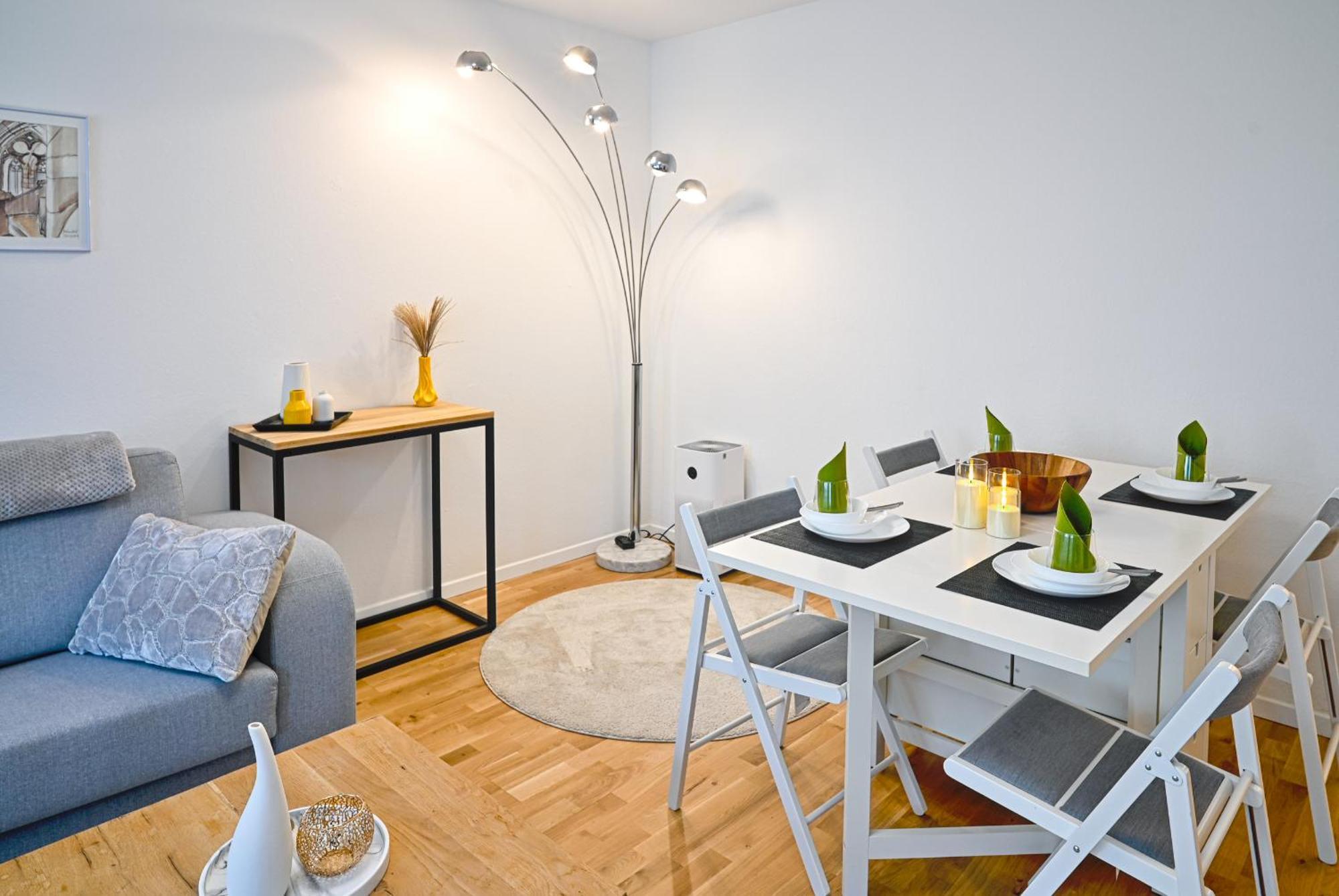 Expo-Basel-Ch Apt, Amazon Prime Video, Wifi, Coffee & Tee, Popcorn, Kitchen Ngoại thất bức ảnh